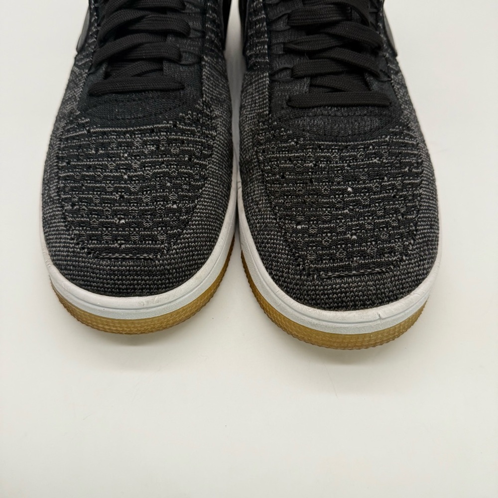 Nike Air Force 1 Flyknit Black sneakers Men’s Size 13 - Picture 5 of 12